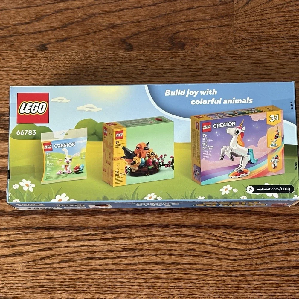 5 Unique Builds LEGO Play Pack Three Easter and Spring Sets NEW IN BOX - 66783